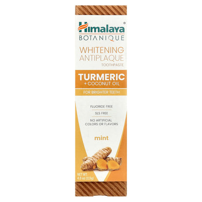 Himalaya Whitening Antiplaque Toothpaste, Turmeric + Coconut Oil, Mint, 113 g - view 2