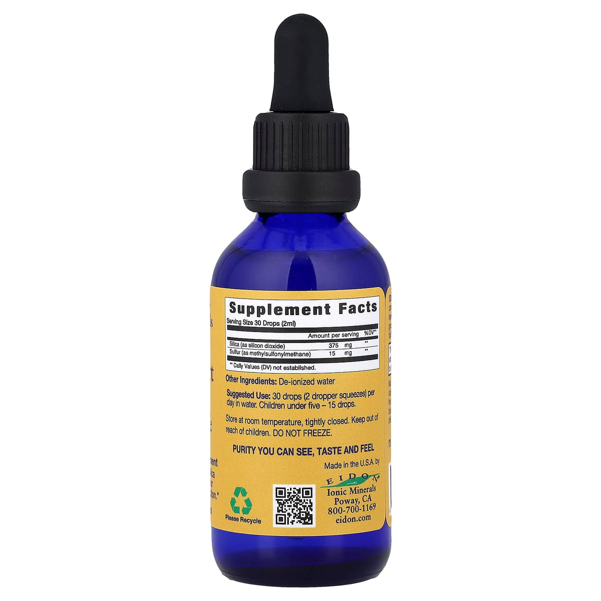 Eidon Ionic Minerals Joint Support Liquid Concentrate, 2 oz (60 ml) — alternate product view