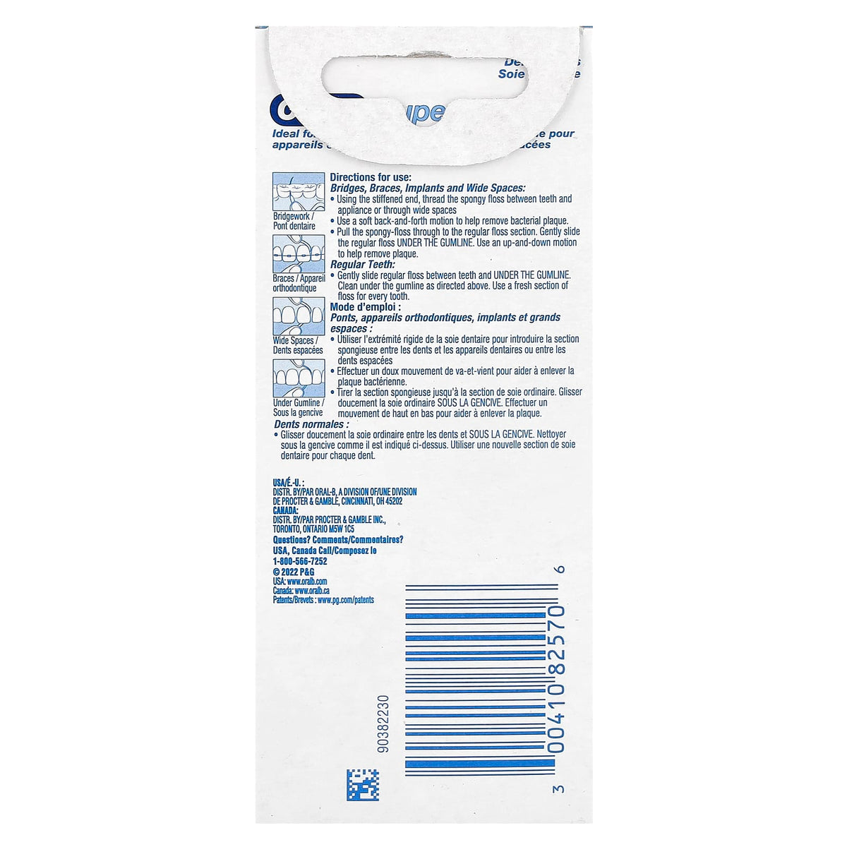 Oral-B Super Floss, Mint, 50 Pre-Cut Strands - view 2