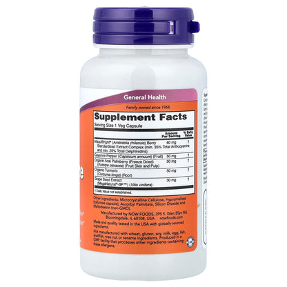 NOW Foods Eye Moisturize with MaquiBright, 60 Veg Capsules - view 2