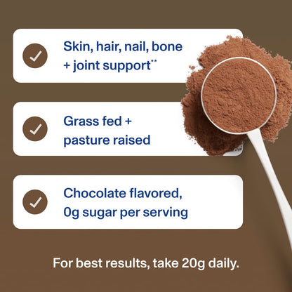 Vital Proteins Collagen Peptides Chocolate 383 g (13.5 oz) - view 4