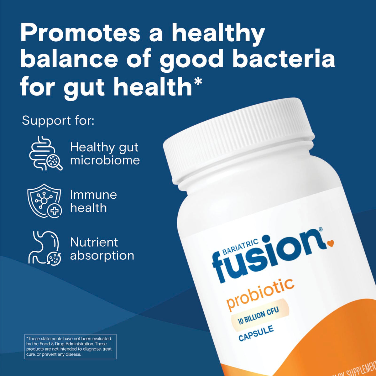 Bariatric Fusion Probiotic 10 Billion CFU 60 Capsules - view 5