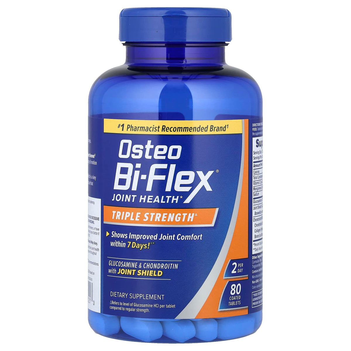 Osteo Bi-Flex Joint Health Triple Strength, 80 Coated Tablets - view 3