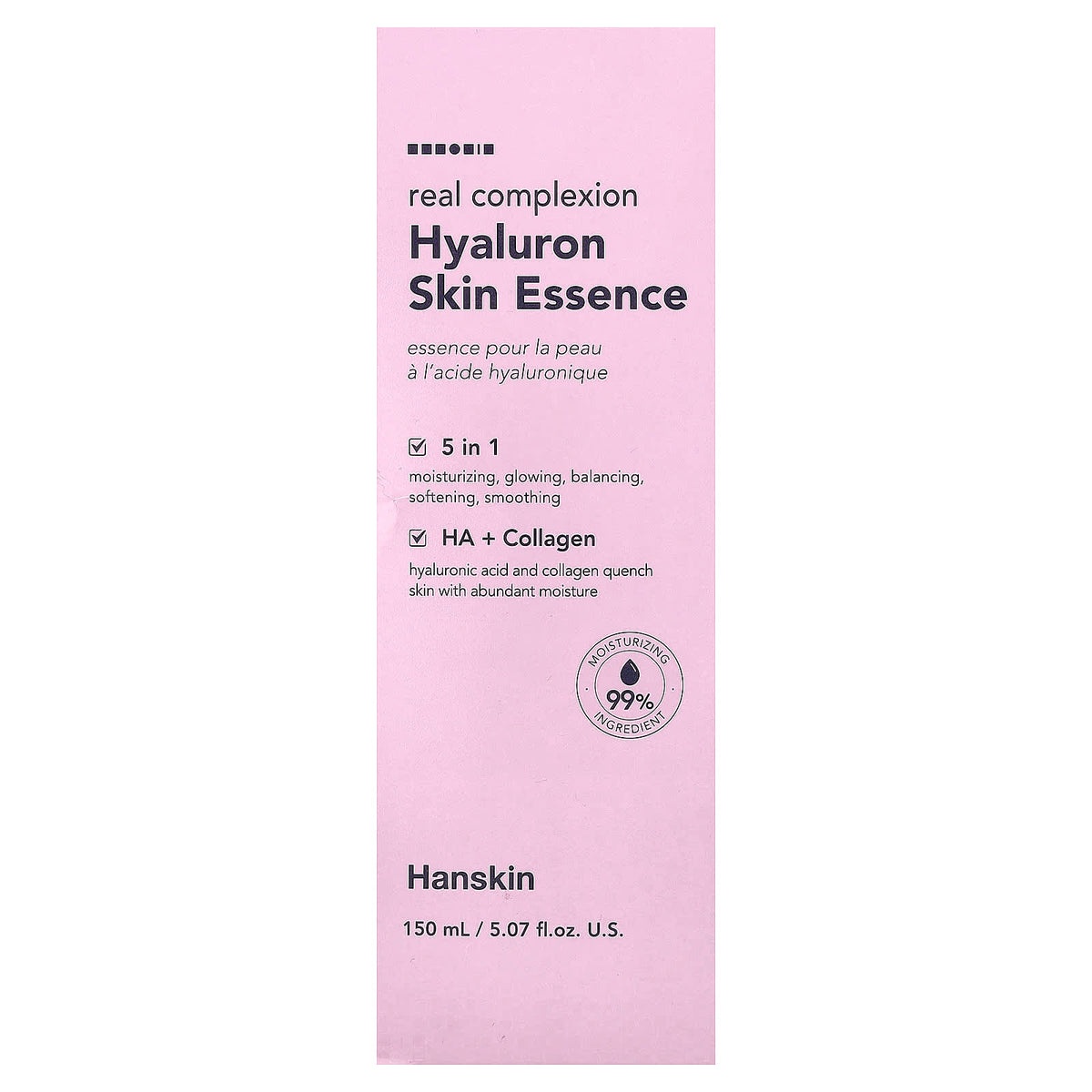 Hanskin Real Complexion Hyaluron Skin Essence, 150 ml - view 2