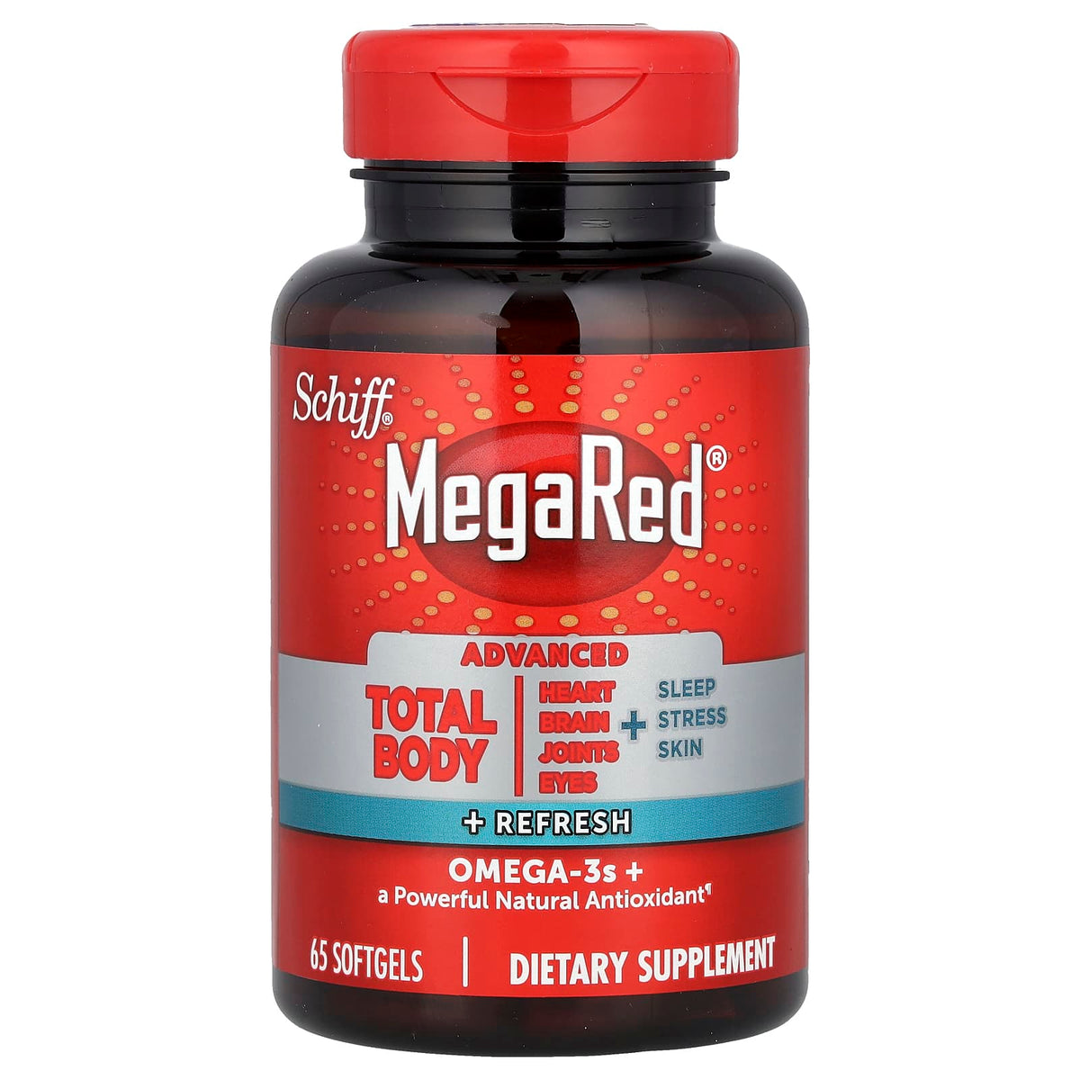 Schiff MegaRed Advanced Total Body + Refresh Krill Oil, 65 Softgels - view 3