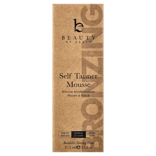 Beauty By Earth Self Tan Mousse, Medium to Dark, 97.5 ml (3.3 fl oz) - view 2