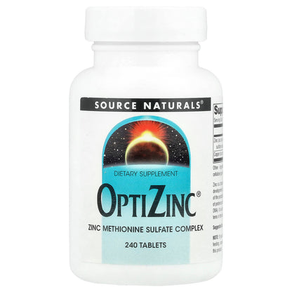 Source Naturals OptiZinc, 240 Tablets