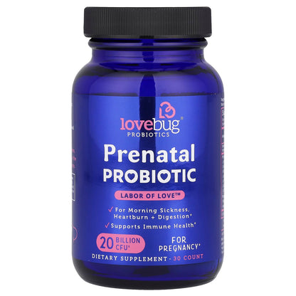 LoveBug Probiotics Prenatal Probiotic 20 Billion CFU 30 Capsules - view 3