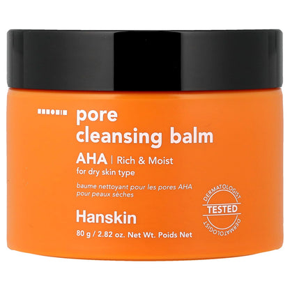 Hanskin Pore Cleansing Balm AHA, 80 g