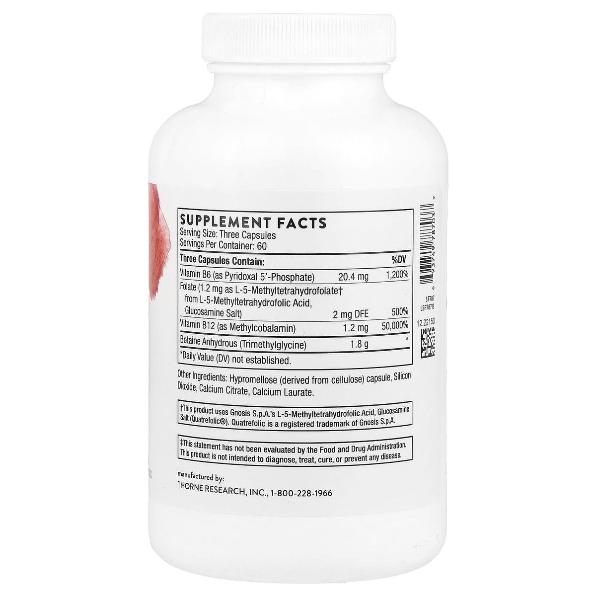 Thorne Methyl-Guard 180 Capsules - view 2