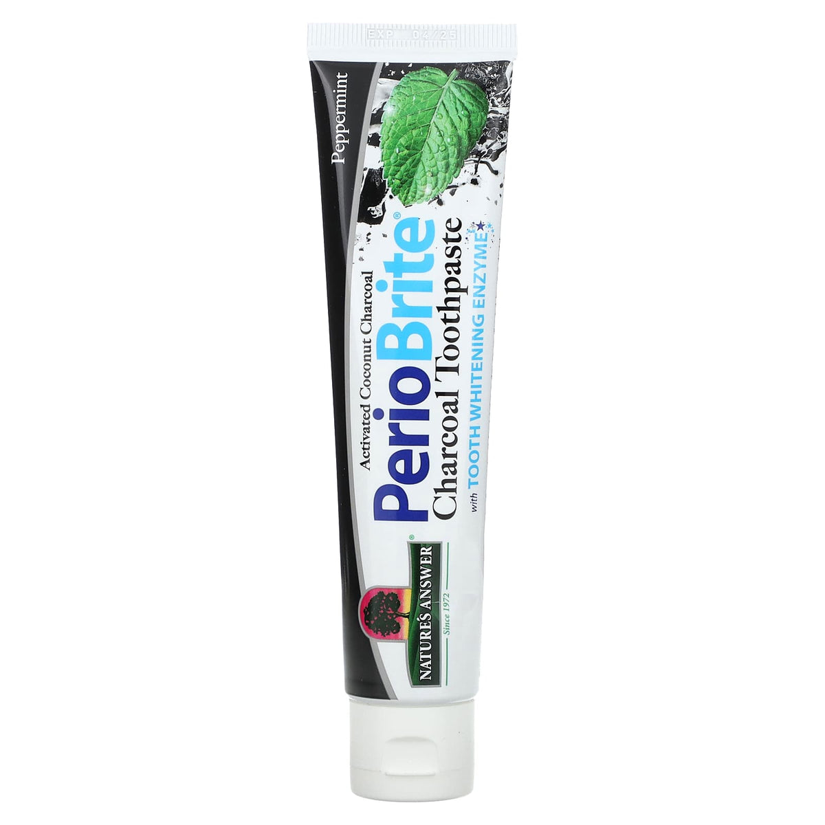 Nature's Answer PerioBrite Charcoal Toothpaste, Peppermint, 113.4 g