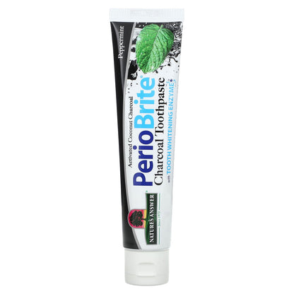 Nature's Answer PerioBrite Charcoal Toothpaste, Peppermint, 113.4 g