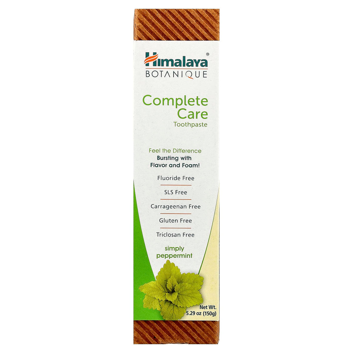 Himalaya Botanique Complete Care Toothpaste, Simply Peppermint, 150 g — alternate product view