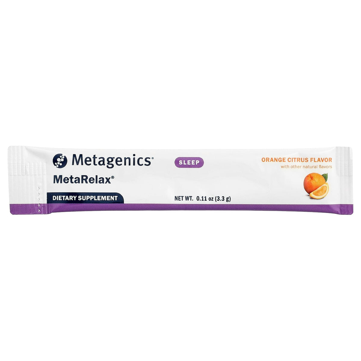 Metagenics MetaRelax Magnesium Powder, Orange Citrus, 30 Packets - view 3