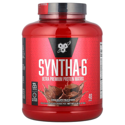 BSN Syntha-6 Ultra Premium Protein Matrix, Chocolate Milkshake, 2.27 kg (5 lb)