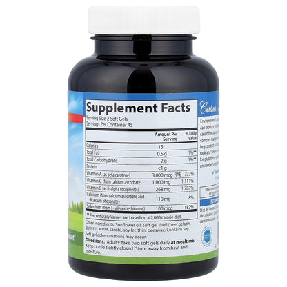 Carlson ACES Vitamins A, C, E + Selenium, 90 Softgels - view 2