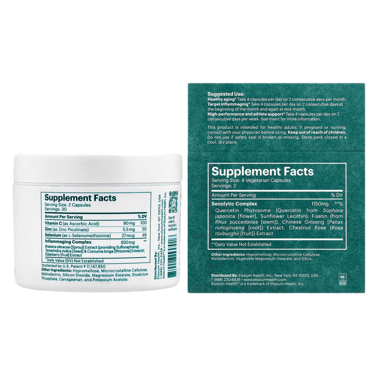 Elysium Format Immune Health + Inflammaging & Senolytic Complex, 68 Caps — alternate product view