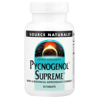 Source Naturals Pycnogenol Supreme, 30 Tablets