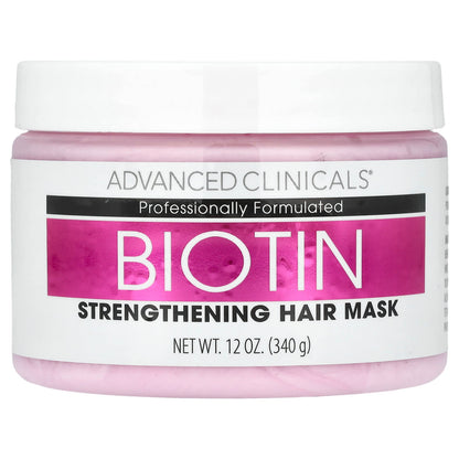 Advanced Clinicals Biotin Strengthening Hair Mask 340 ml (12 fl oz)