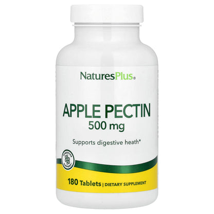 NaturesPlus Apple Pectin, 500 mg, 180 Tablets