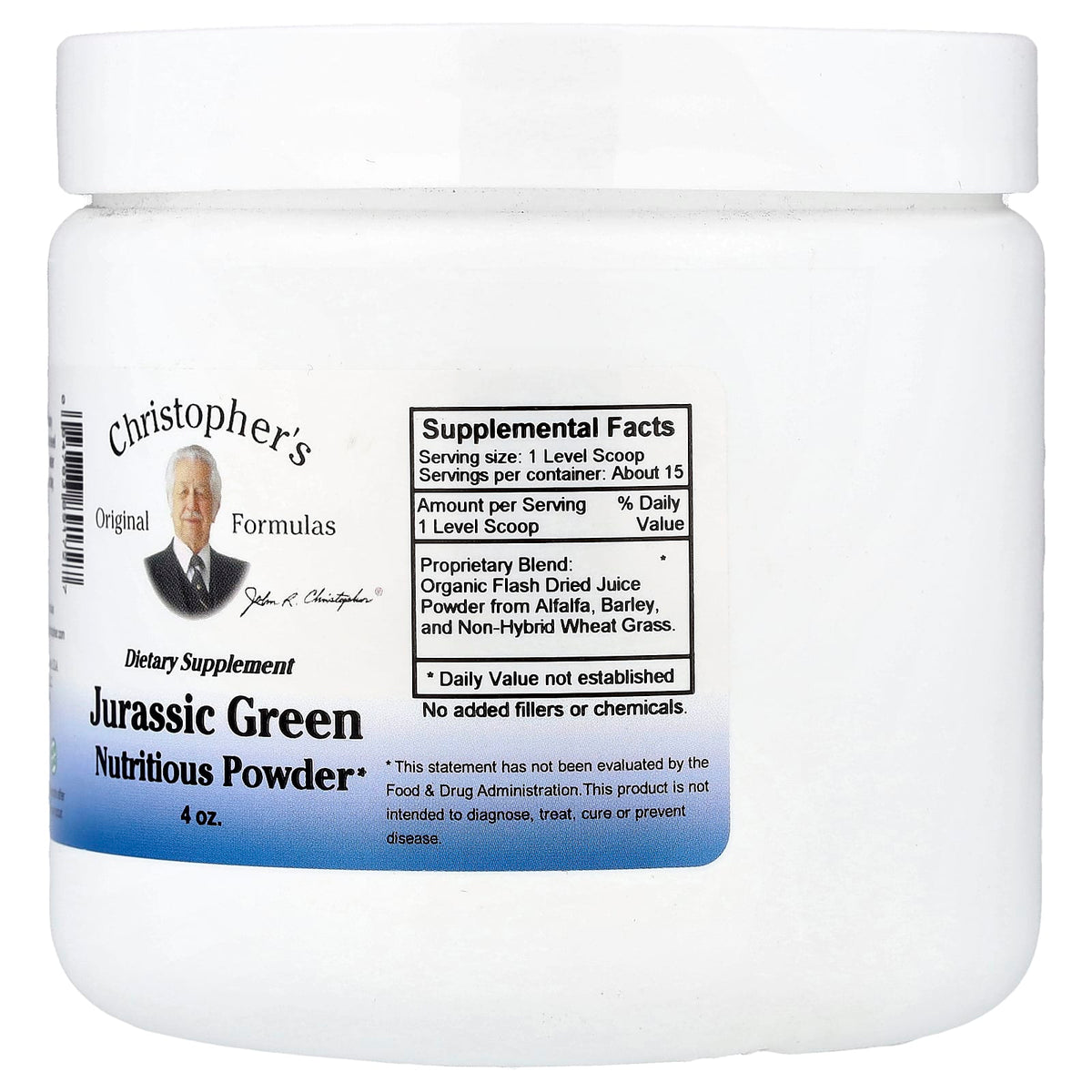 Christopher's Original Formulas Jurassic Green Powder, 4 oz (112 g) — alternate product view