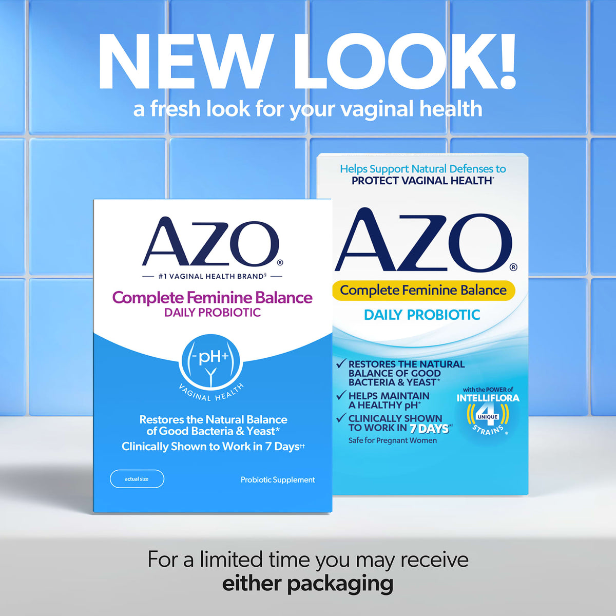 AZO Complete Feminine Balance Daily Probiotic, 60 Capsules - view 4