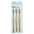 Davids Premium Bamboo Toothbrush, Soft, Adult, Pack of 3