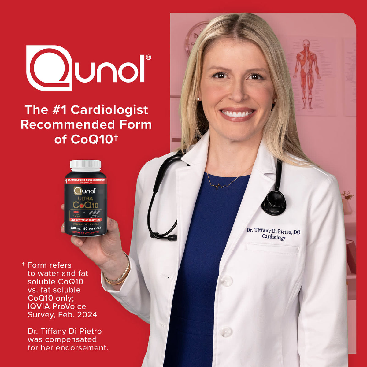 Qunol Ultra CoQ10 100 mg, 120 Softgels - view 3