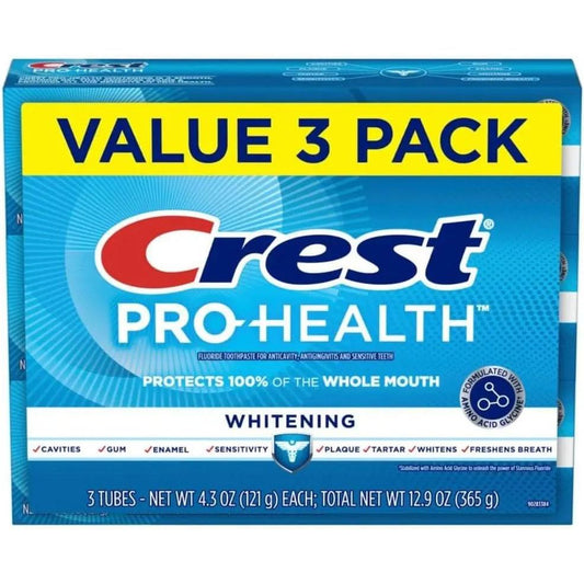 Crest Pro-Health Whitening Toothpaste (4.3Oz) Triple Pack