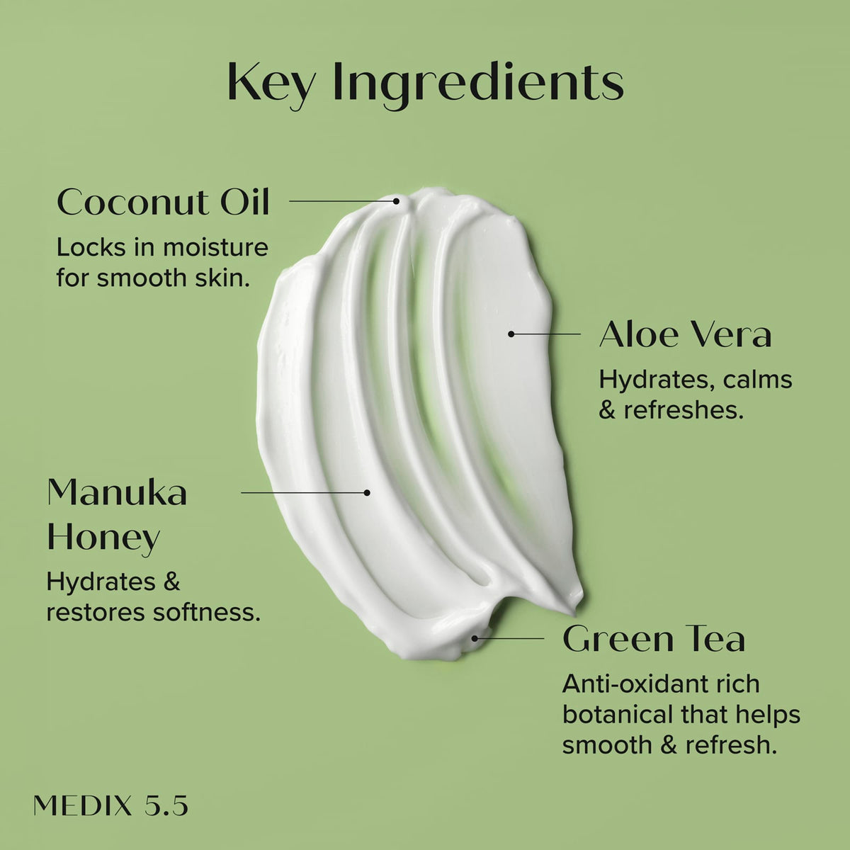 Medix 5.5 Coconut Oil + Manuka Honey Body Treatment Cream 444 ml (15 fl oz) - view 4