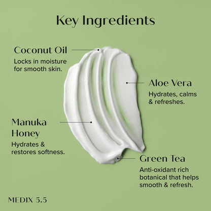 Medix 5.5 Coconut Oil + Manuka Honey Body Treatment Cream 444 ml (15 fl oz) - view 4