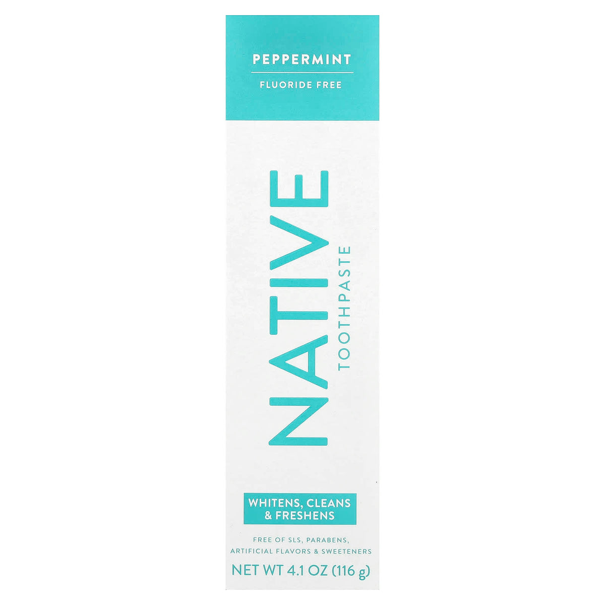 Native Fluoride-Free Toothpaste, Peppermint, 116 g - view 2