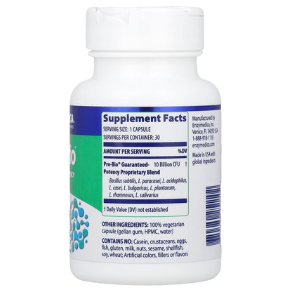 Enzymedica Pro-Bio Probiotic, 30 Capsules - view 2