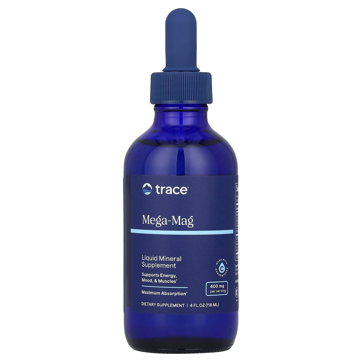 Trace Mega-Mag Liquid Mineral Supplement, 400 mg, 118 ml (4 fl oz)