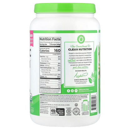 Orgain Organic Plant-Based Protein Powder, Chocolate Peanut Butter, 920 g - view 2