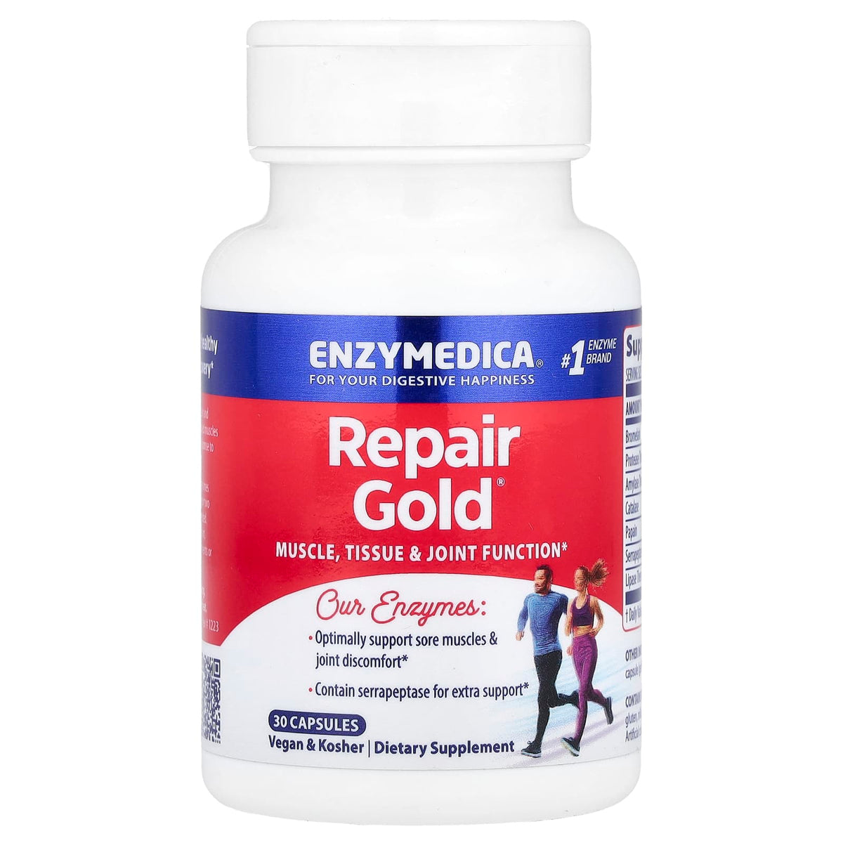 Enzymedica Repair Gold Enzyme Blend, 30 Capsules — product view