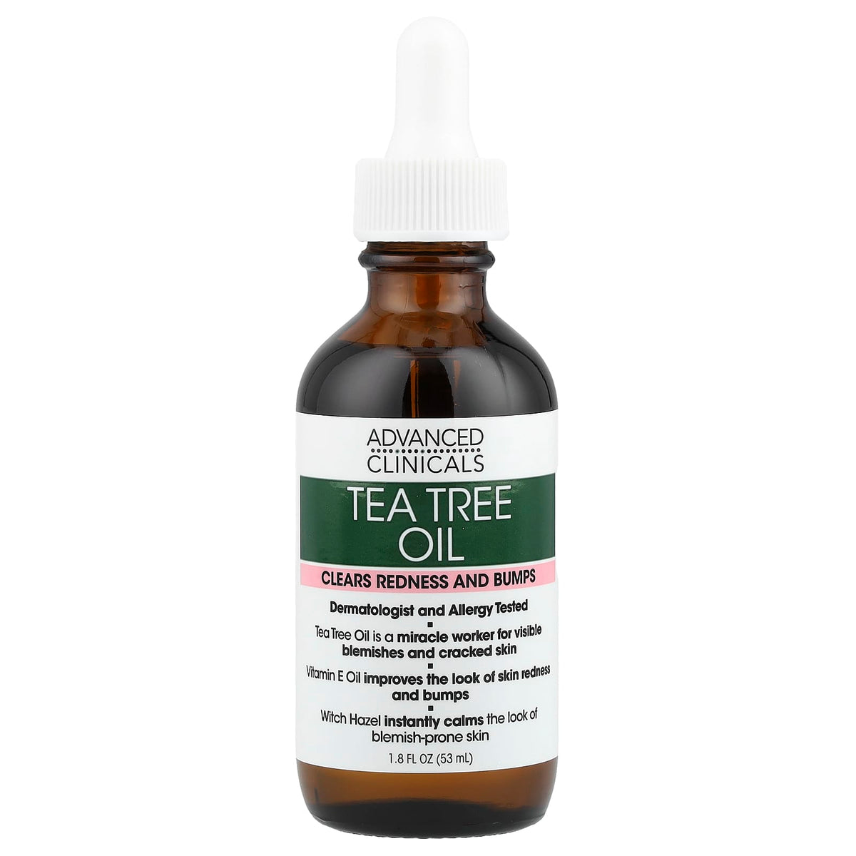Advanced Clinicals Tea Tree Oil 53 ml (1.8 fl oz) — product view