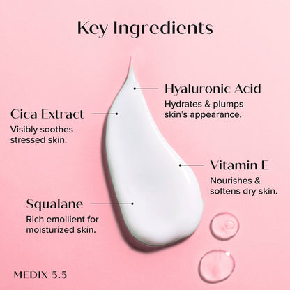 Medix 5.5 Hyaluronic + Cica Extract Body Cream 444 ml (15 fl oz) - view 4
