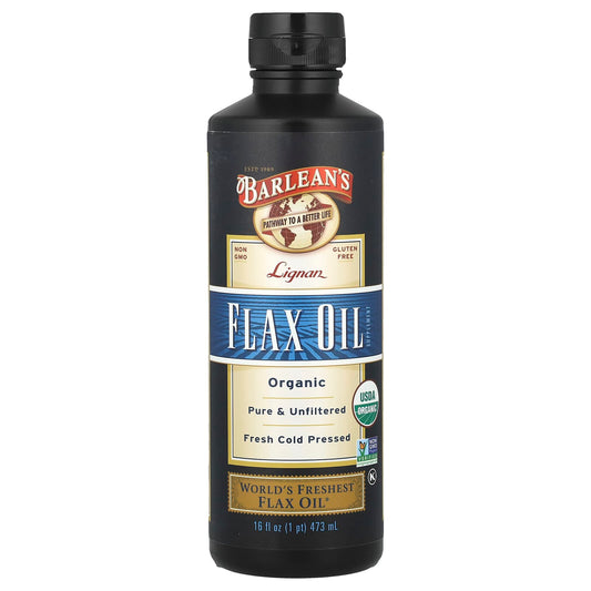 Barlean's Organic Lignan Flax Oil, 473 ml (16 fl oz)