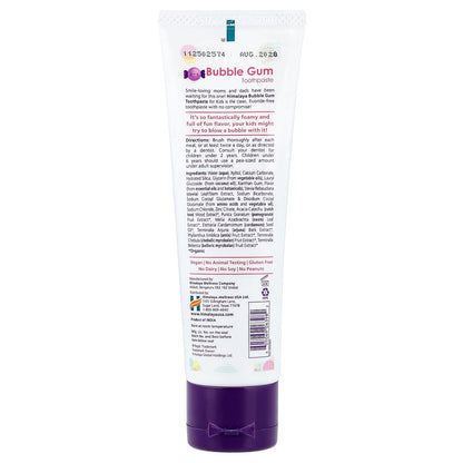 Himalaya Botanique Kids Toothpaste, Bubble Gum, 113 g - view 2