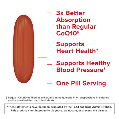 Qunol Ultra CoQ10 100 mg, 120 Softgels - view 4