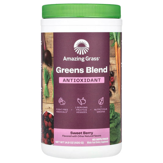 Amazing Grass Greens Blend Antioxidant, Sweet Berry, 420 g (14.8 oz)
