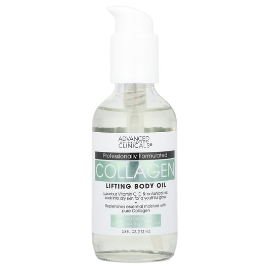 Advanced Clinicals Collagen Lifting Body Oil 112 ml (3.8 fl oz)