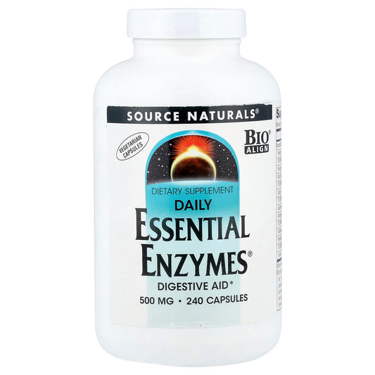 Source Naturals Daily Essential Enzymes, 240 Vegetarian Capsules