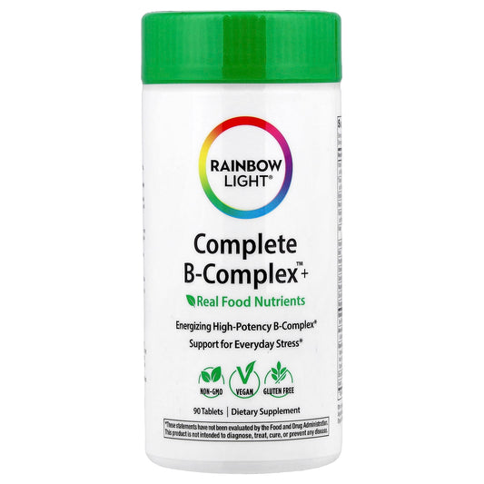 Rainbow Light Complete B-Complex+, 90 Tablets