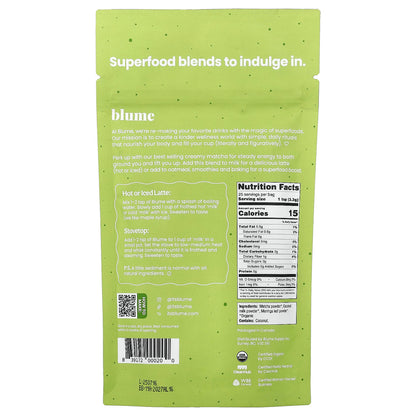 Blume Superfood Latte, Matcha Coconut, 100 g (3.5 oz) - view 2