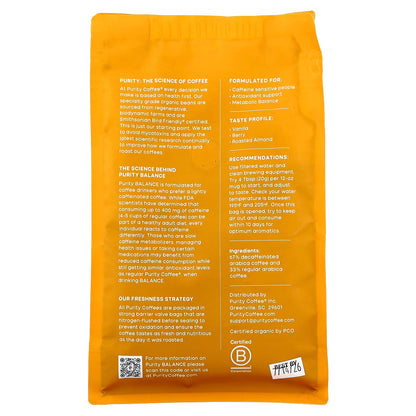 Purity Coffee Balance Ground Coffee, 2/3 Decaffeinated - 340 g - view 2
