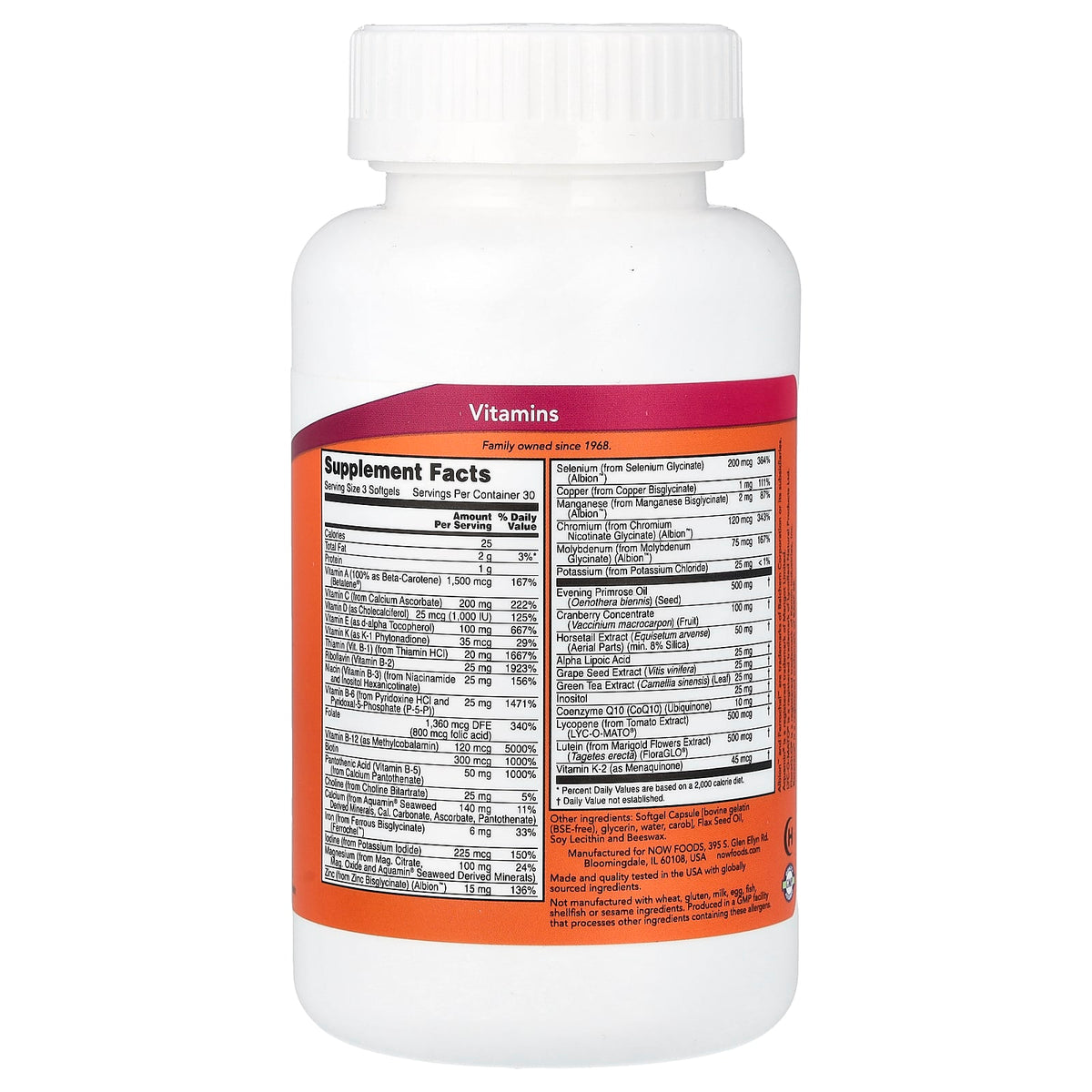 NOW Foods EVE Superior Women's Multi, 90 Softgels — alternate product view
