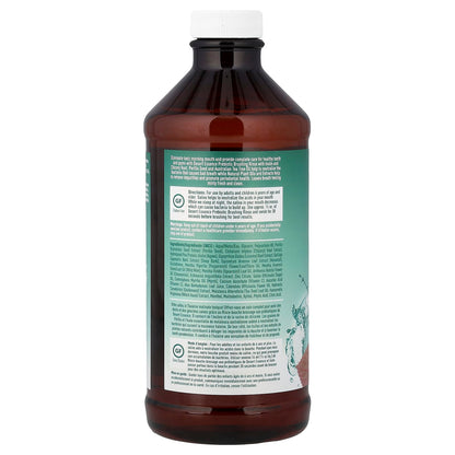 Desert Essence Prebiotic Brushing Rinse, Mint, 467 ml (15.8 fl oz) - view 2