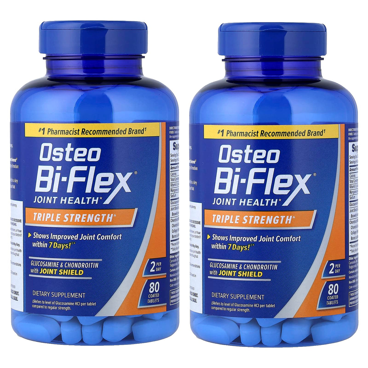Osteo Bi-Flex Joint Health Triple Strength, 2 Pack, 80 Coated Tablets Each - view 3